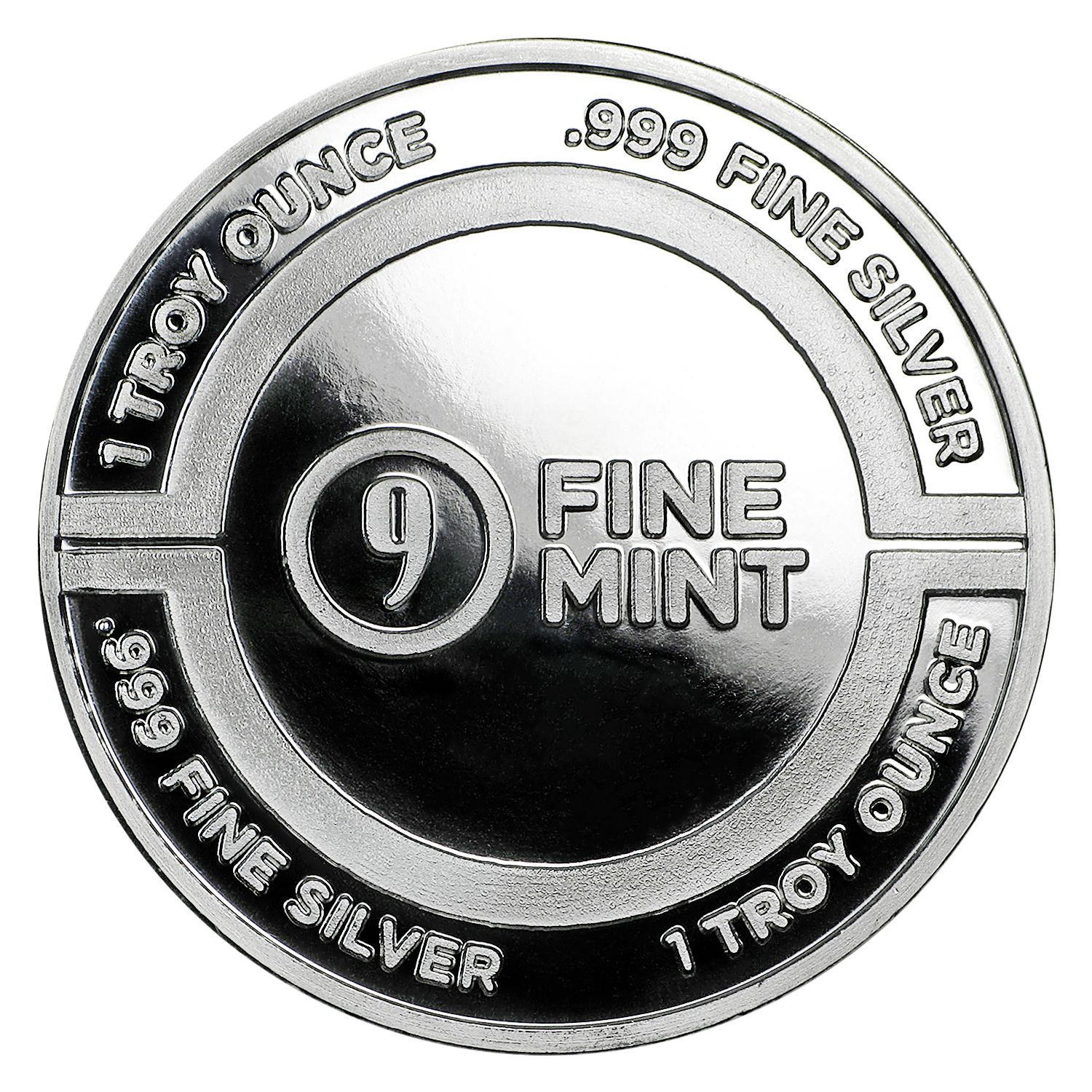 1 oz Silver industrial Logo Round
