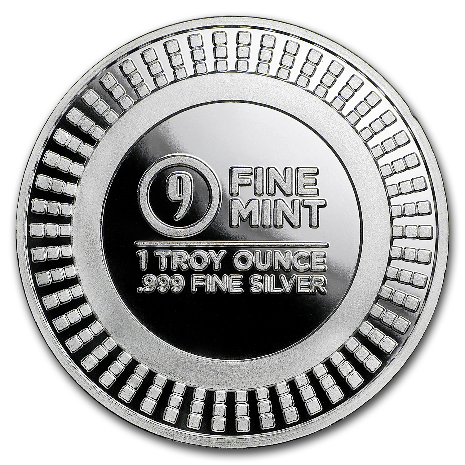 1 oz Silver Radial Round